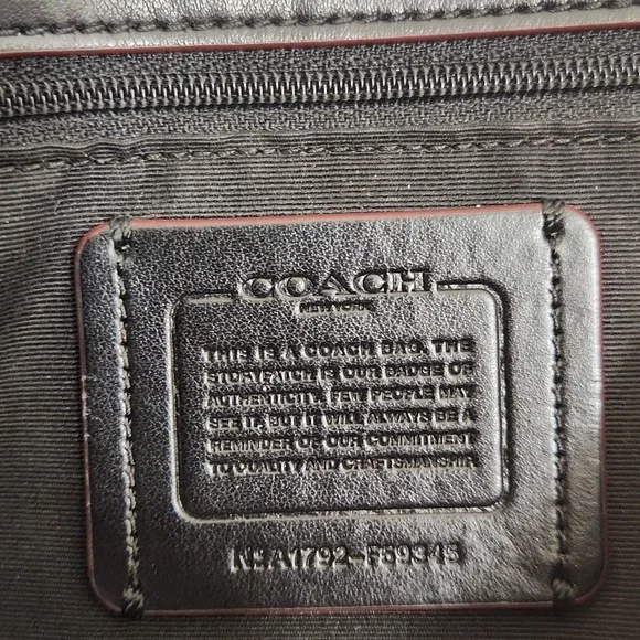 Coach Butterfly Perforated City Tote Bag. Light Tan Colored. - Picture 5 of 12